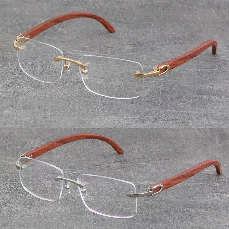 Acquistare Nuovo Occhiali Da Vista In Legno Uomo Eyewear Donna 8200757  Telaio In Metallo Argento In Argento In Legno Moda In Legno Di Alta Qualità  18 Carati In Oro Cornice Uomo Cornici
