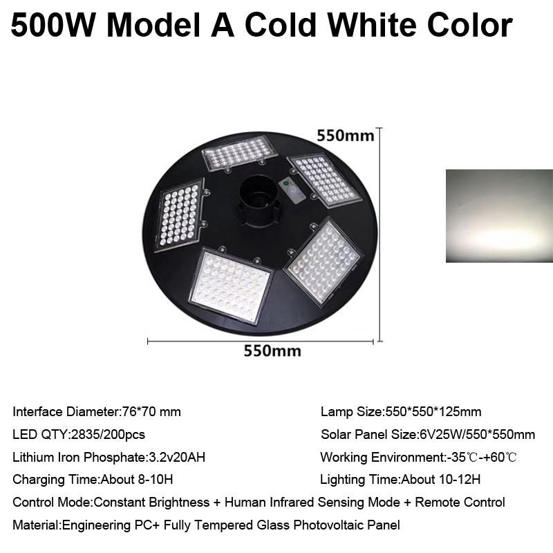 500w modelo um branco frio