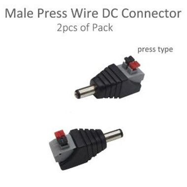 2 dc pressione conector