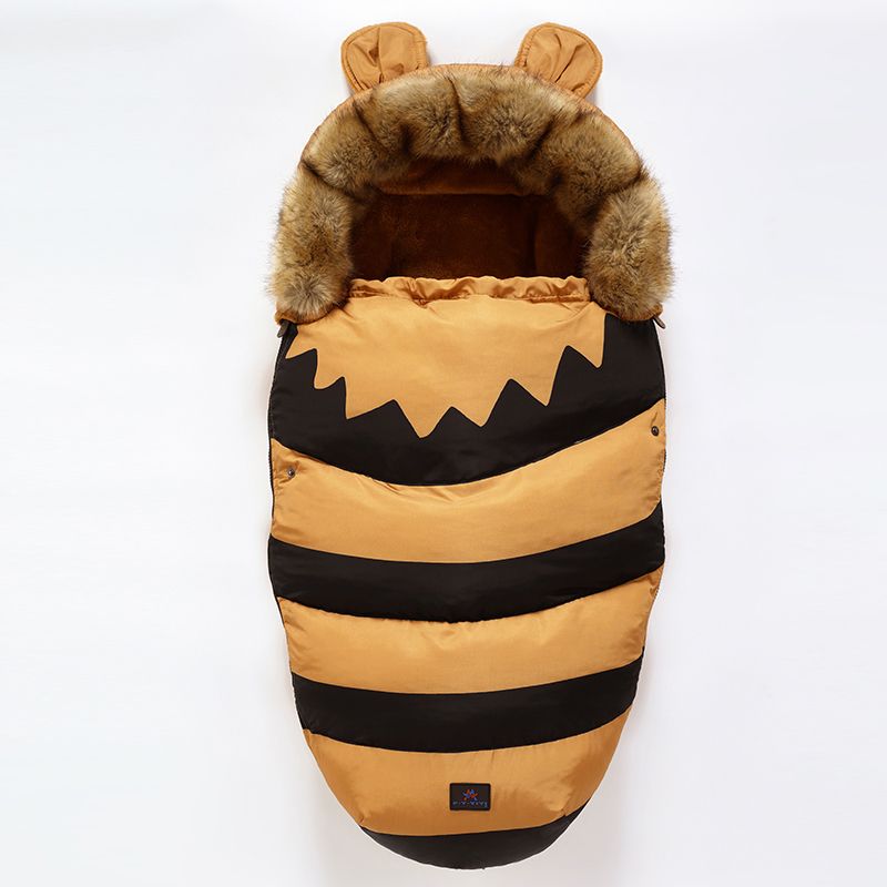 Collier de fourrure Yellow Bee-0-24m