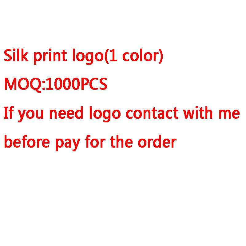MOQ: 1000 шт. Шелковый печатный логотип