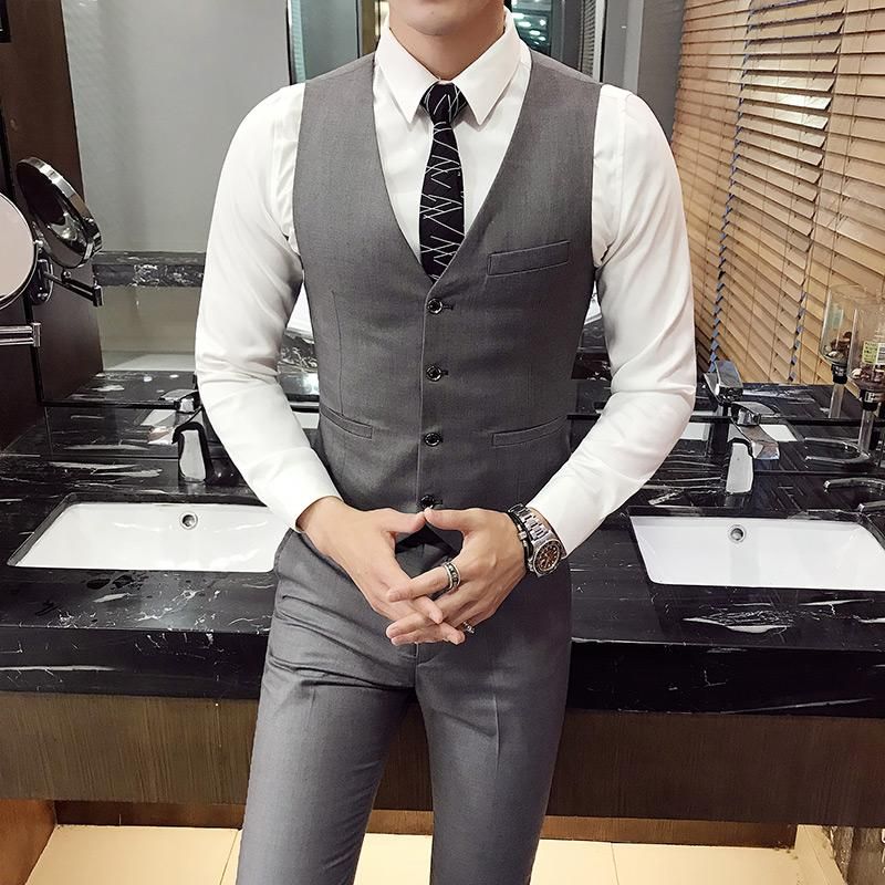 Acquistare Gilet Da Uomo Arrivo 2021 Vestito Uomo Vestito Slim Fit Maschio Gilet  Gilet Gilet Uomo Maglia Matrimonio Formale Business Giacca Senza Maniche M  4XL 501 Economico | Consegna Veloce E Qualità | It.Dhgate