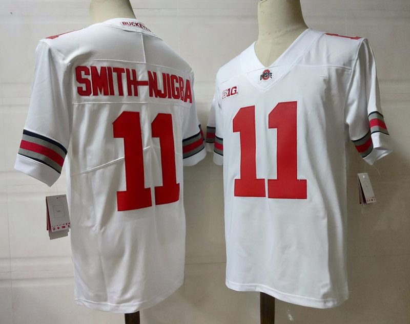 11 Jaxon Smith-Njigba White Jersey