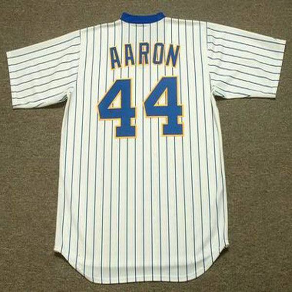 44 Hank Aaron White