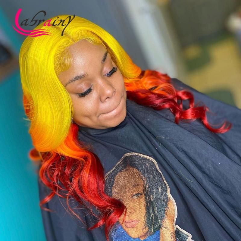 Lace Wigs 40 Inch 13x4 Highlight Ginger HD Frontal Wig Orange Colored Body  Wave Woman Front Human Hair Full Yellow Wavy 13x6 From Sophine06, $131.77 |  DHgate.Com