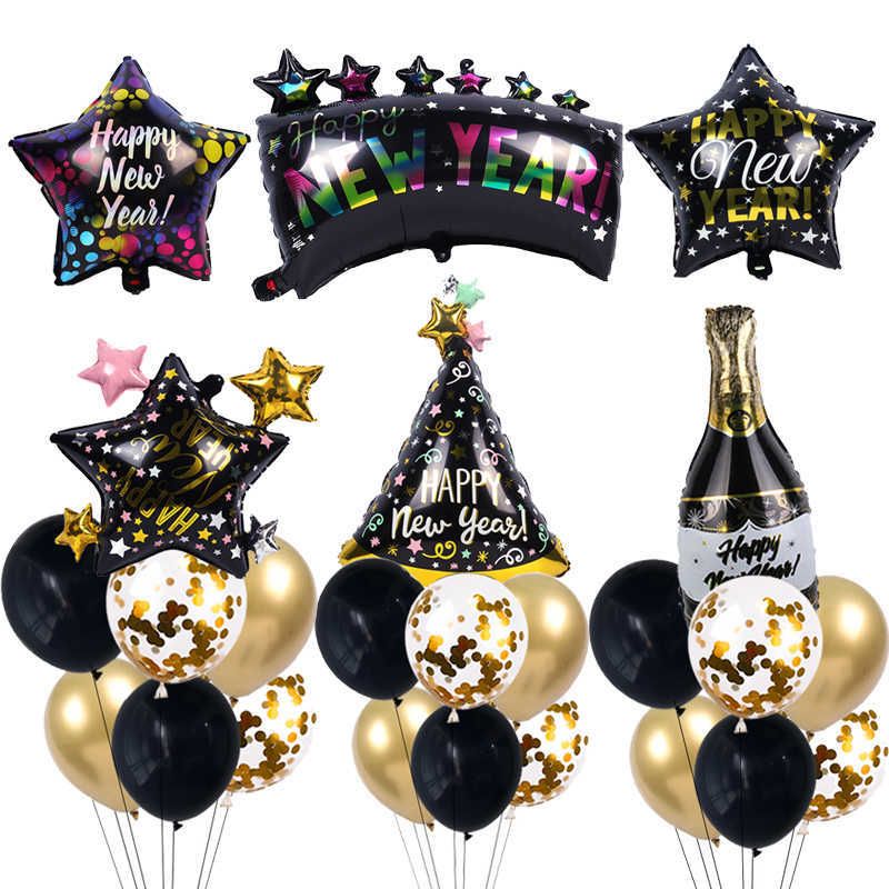 Noelle Christmas Party 2022 Wholesale 2022 Happy New Year Eve Party Balloons Xmas Tree Star Wine Bottle  Foil Balloons Merry Christmas Party Decoration Air Globos Noel At $1.14 |  Dhgate.com
