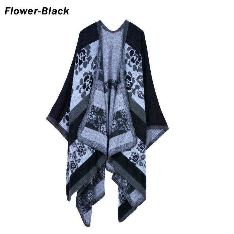 Flower-black-One Size