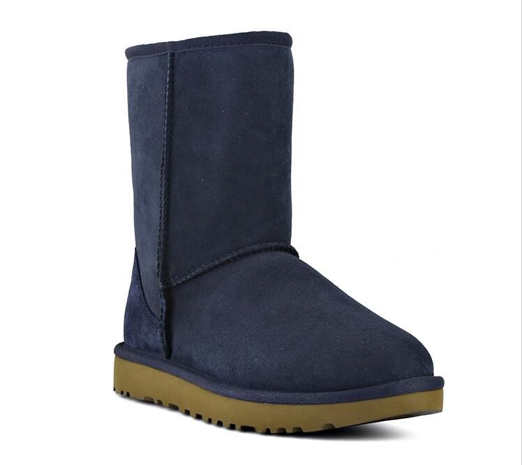 Navy Half Boots