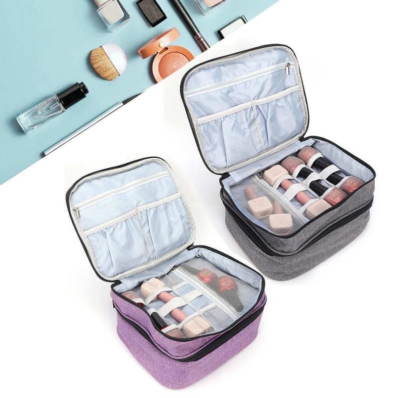 Kits De Arte De Uñas Polaco Polaco Bolsa De Viaje Doble Capa De  Almacenamiento Titular De Maquillaje Manicura Llevar Casas Uñas Accesorios  Por Dangdangqiu, 24,95 € | Es.Dhgate.Com