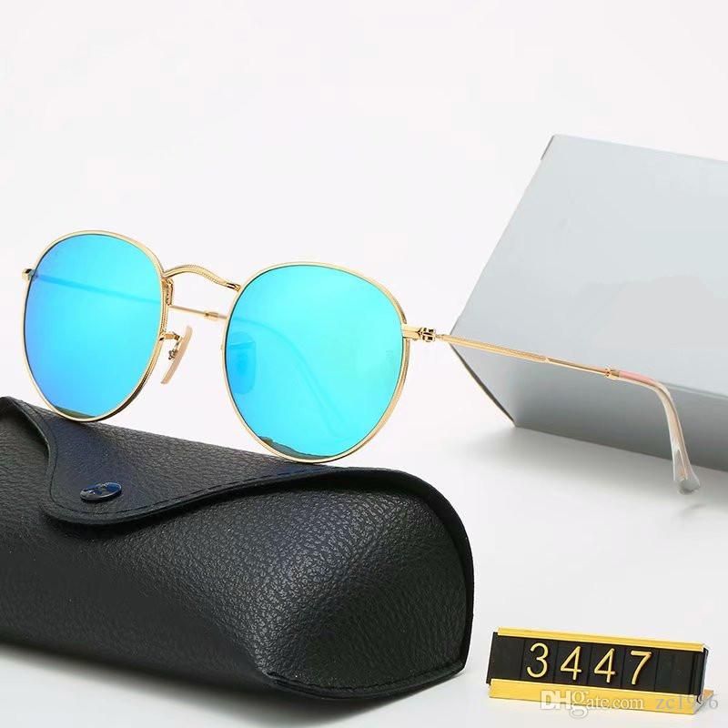 Acquistare Nuovi Occhiali Da Sole Rotondi Patimplassic Design Del Marchio  Design UV400 Eyewear In Metallo Gold Frame Occhiali Da Sole Uomo Donne  Specchio 3447 Occhiali Da Sole Polaroid Lente In Vetro Polaroid