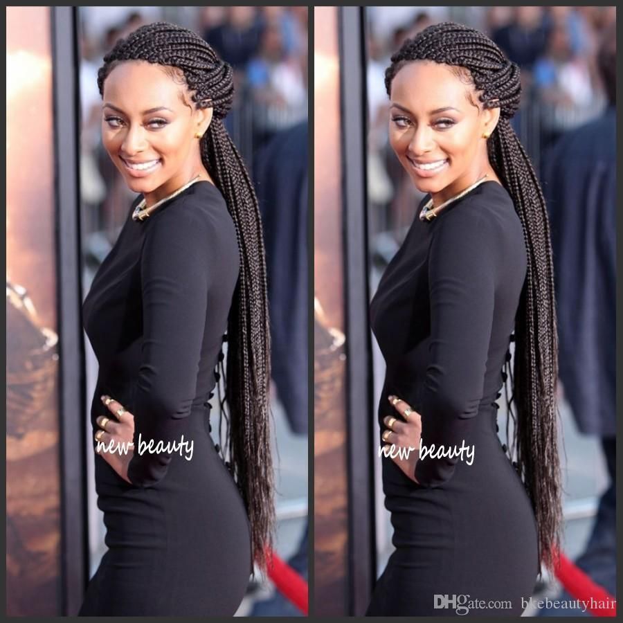 G Free Part Box Braids Wig Black Brown Blonde Red Brazilian Full Lace Front Wig Jumbo Braids Synthetic Wig Baby Hair Heat Resistant For Black Woman From Keailaihair 68 99 Dhgate Com
