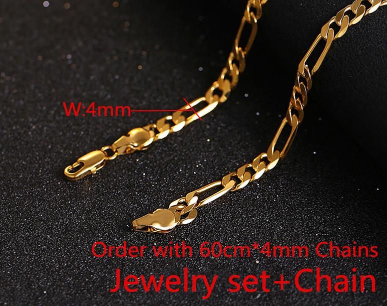 With 60cm 4mm Chain