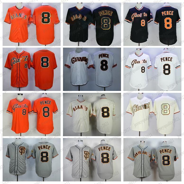hunter pence orange jersey