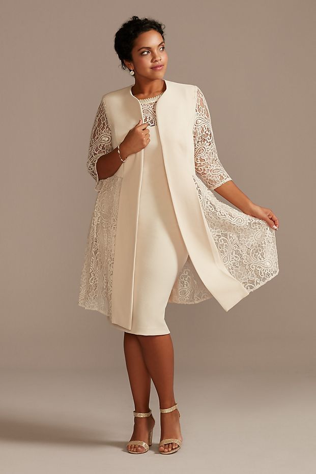 mother of the bride white jacket
