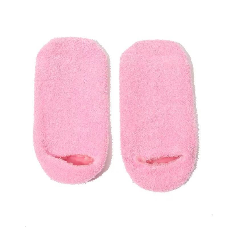 Розовые маски для ног