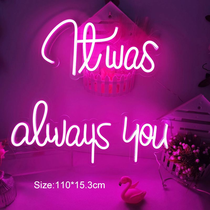 3D Neon Signs Happy Brithday 12V LED Custom Sign Banner Indoor Wall ...