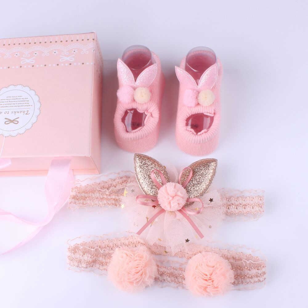 3 unidsset bebé recién nacido diadema calcetines lindo 3 unidsset bebé recién nacido diadema calcetines lindo