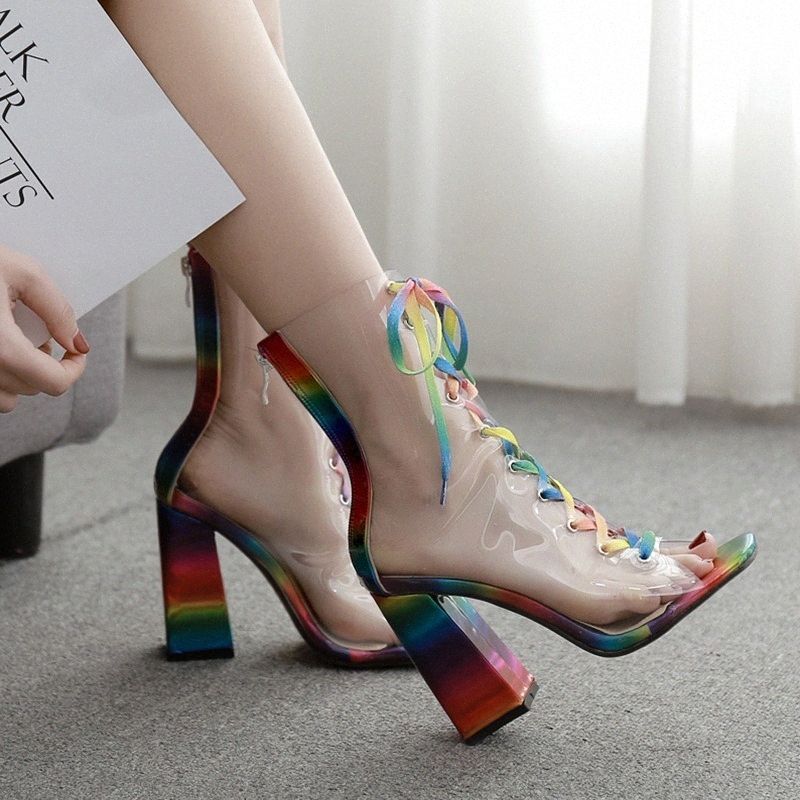 neon green jelly sandals