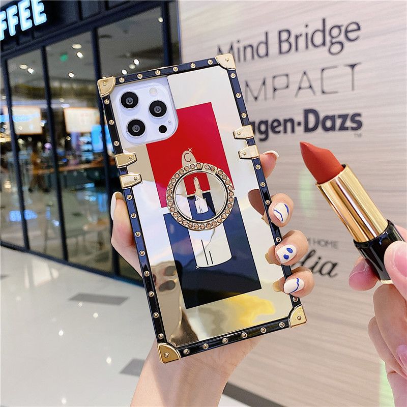 Luxury Classic Square Phone Cases For Iphone 14 14Pro 14Plus 13 12 11 Pro  Max X Xs Xr SE 7 8 Plus Samsung Galaxy S23 S22 S21 Note 20Ultra 10 Case  From Huada3698, $8.22