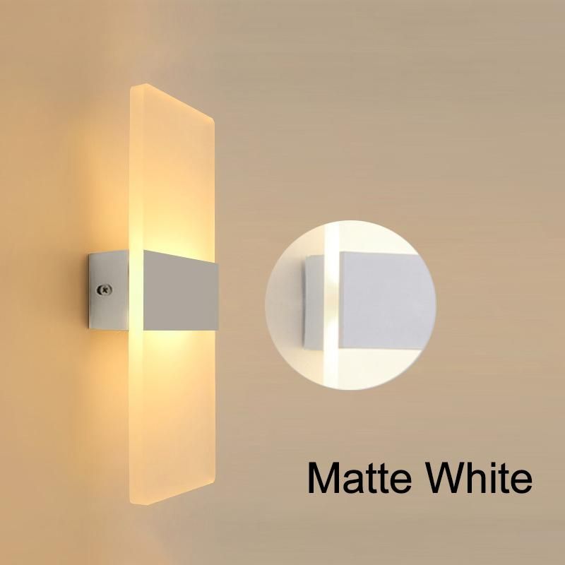 Matte White 14 x 6 cm Warm White