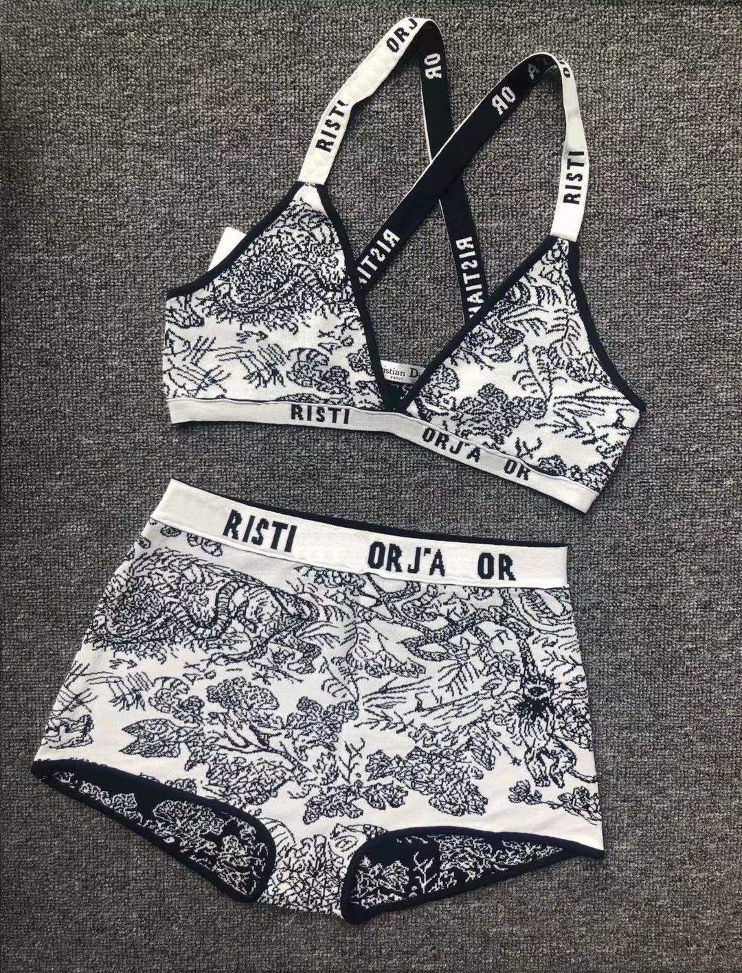 Women Knitting Bikini Set Two Piece 