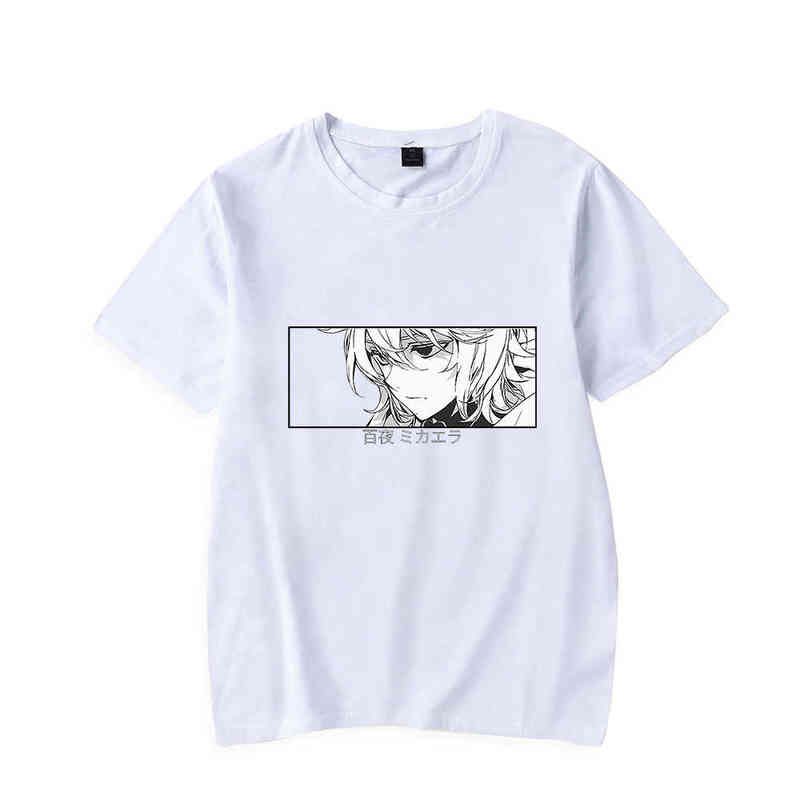 Seraph Of The End Anime Clothes Print Women/Mens Tshirt Cartoon 