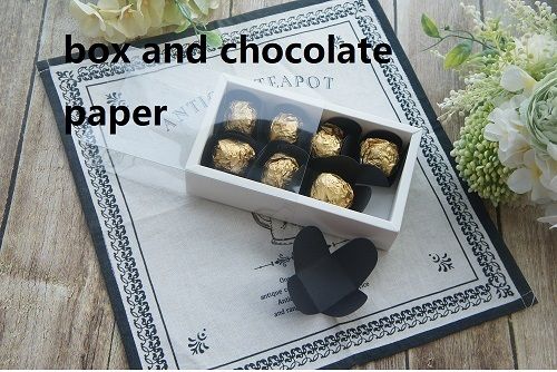 ボックスチョコレート紙