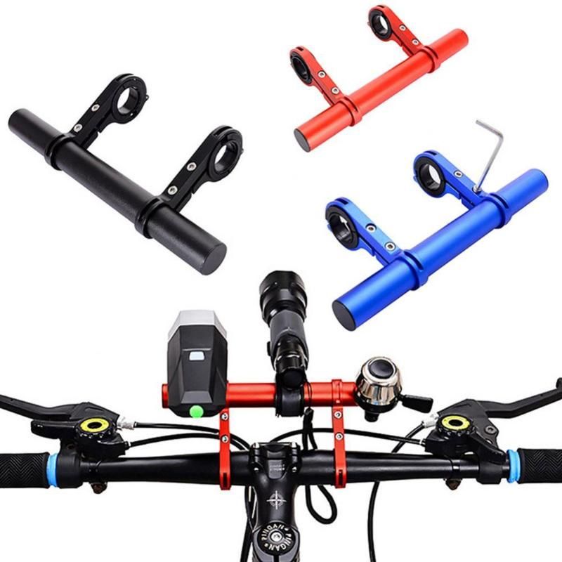 Bicicleta linternas soporte bicicleta MTB accesorios manillar extender soporte de DHL