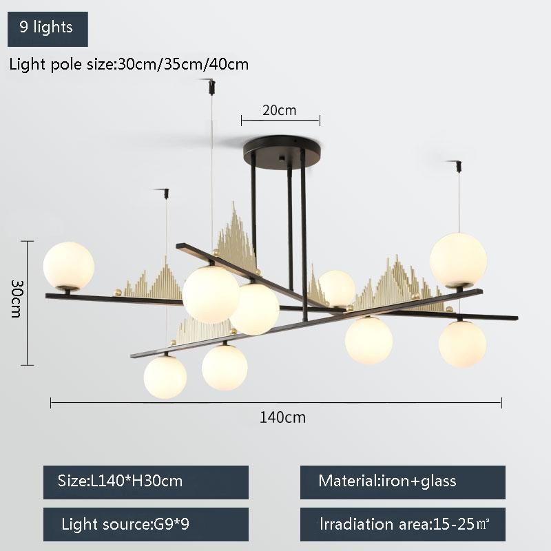 9 lichten China koud wit