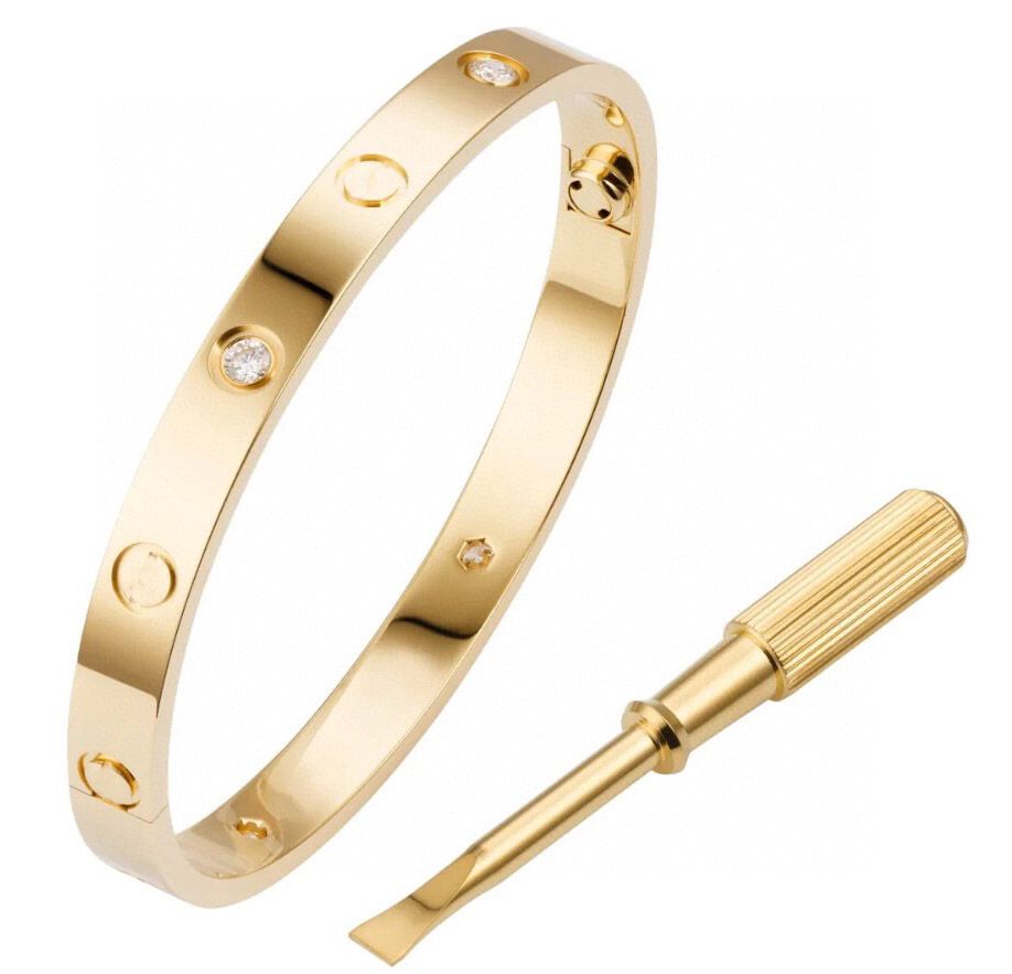 # 16 Bracelet en or + diamant