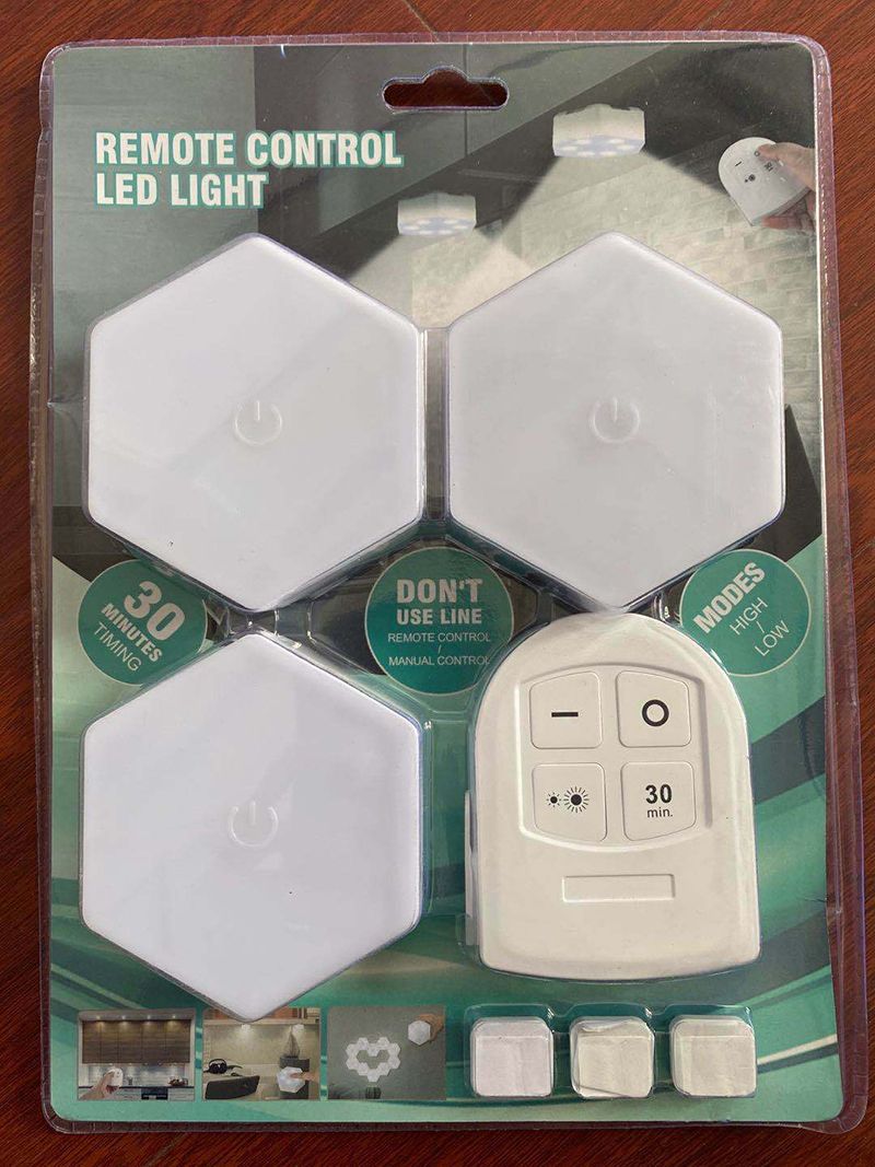 3pcs lamp + 1 remote