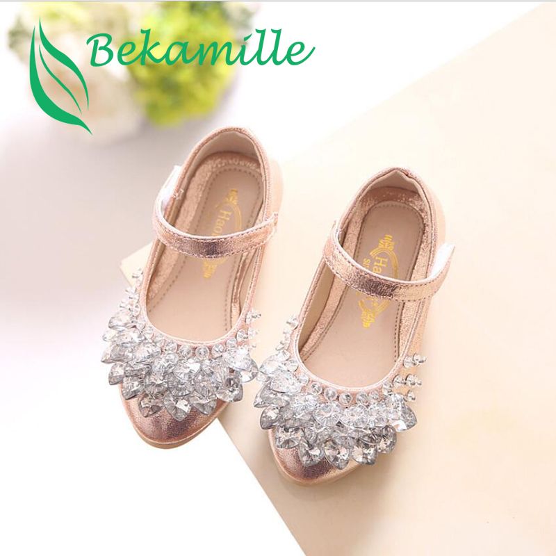 Compra Zapatos Para Niños 2019 New Fashion Girls Baby Cuero Zapatos Niños  Niñas Princesa Rhinestone Zapatos Dance Tamaño 21 36 Barato | Entrega  Rápida Y Calidad | Es.Dhgate