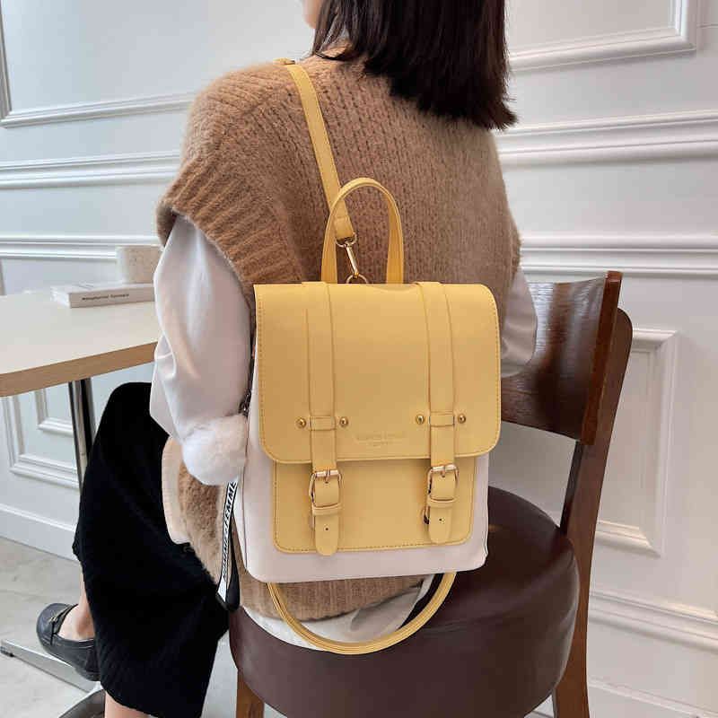 Nuevas mochilas bolsas para mujeres pequeñas Mochila de moda para niñas PU Cuero Hombro de