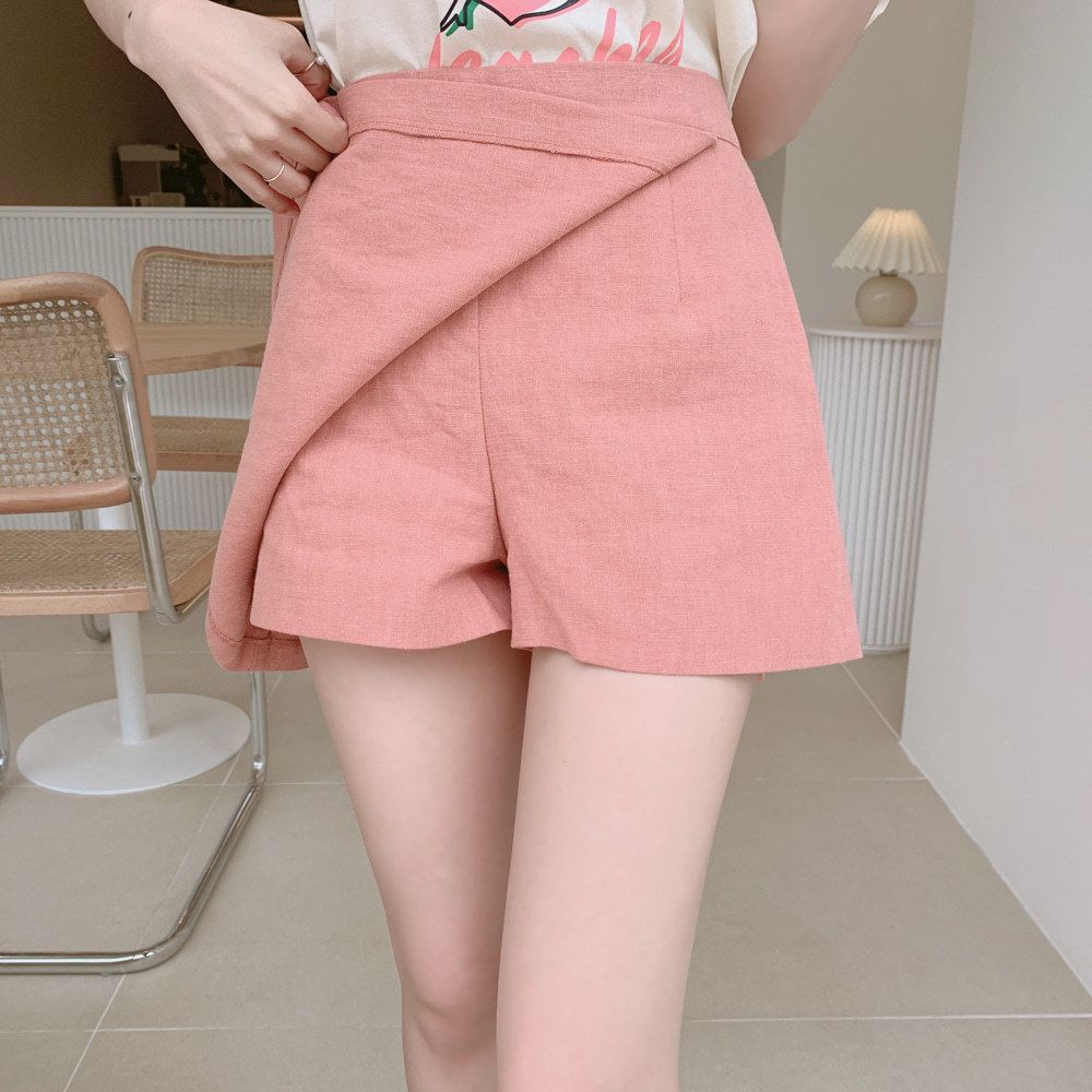 Pink-skirt -pants