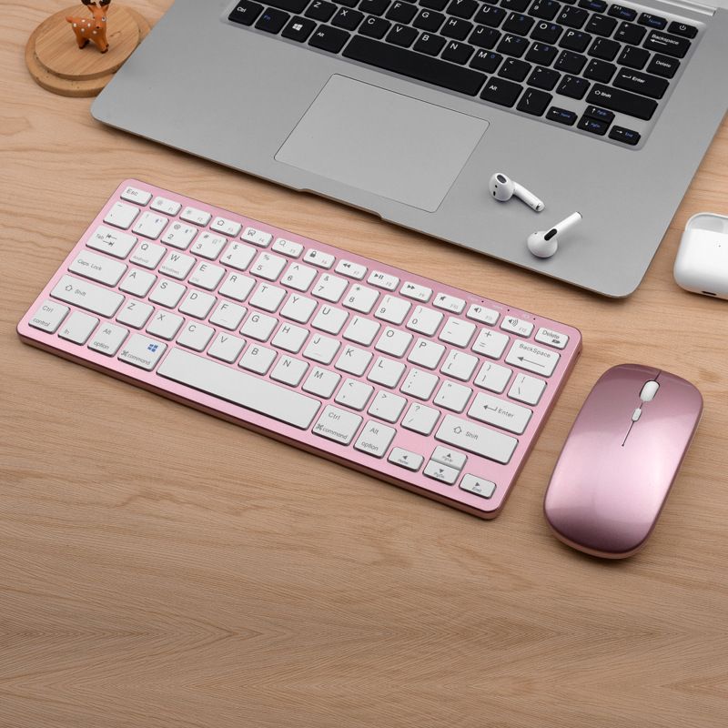 Souris de clavier rose