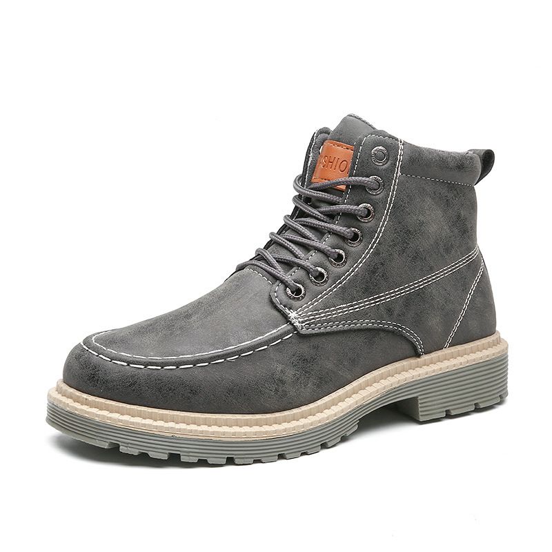 Compra 2022 Primavera Y Otoño Nuevas Botas De Alta Calidad Masculino Casual  Motocicleta Botines De Tobillo Hombre Herramientas Zapato Hombre Moda  Hombres Martin Botas Barato | Entrega Rápida Y Calidad | Es.Dhgate