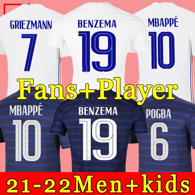 Acheter Pas Cher France Maillot De Foot Soccer Jersey Maillots De Football Euro Cup 21 Francais Francais Coupe Deurope 100 E Mbappe Chemise De La Equipe Hommes Enfants Enfant Kit Du 12 44 Fr Dhgate