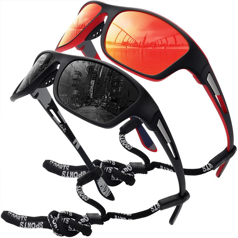 2021 Men's Fashion Sunglasses TAC Material Brand New Polarized Riding Sports Outdoor Glasses