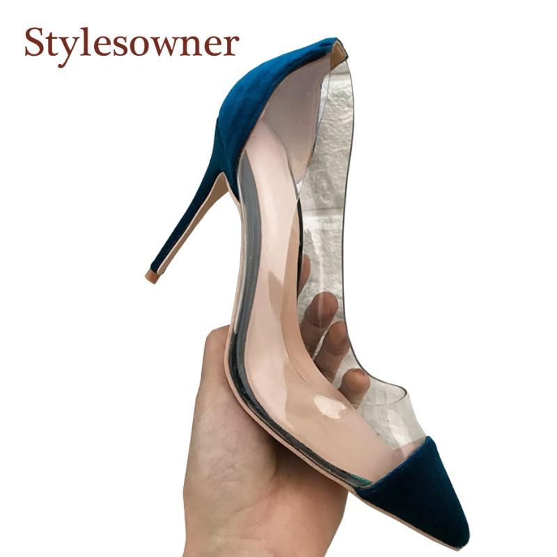 Zwarte Lederlook Pumps met Stiletto Hak - Uwantisell.nl