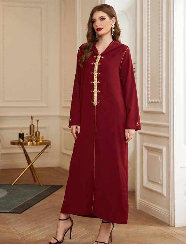 röd abaya s