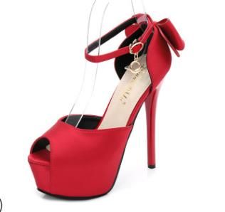 Red 14cm heel