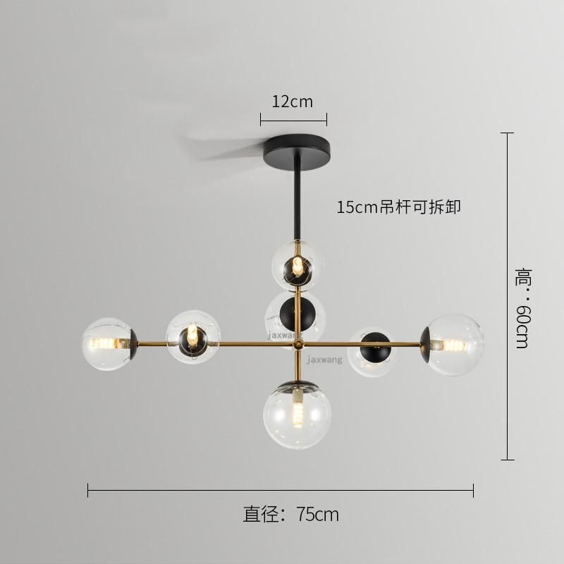 Verre transparent 7 tête