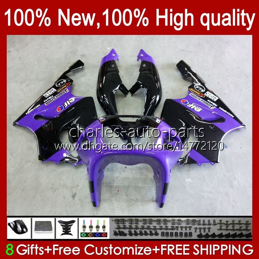 OEM purple black new Body For KAWASAKI NINJA ZX7R ZX750 1996 1997 