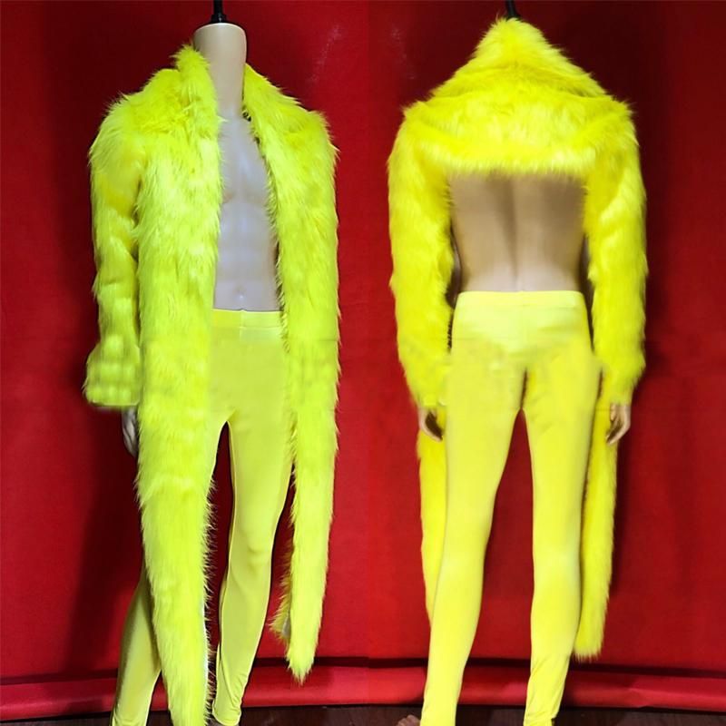 Compre Escenario Desgaste Gogo Bailarina Traje Masculino Fluorescente Verde  Blusa De Piel Abrigo Pantalones Hombres Rave Outfit Ardiente Hombre Nocturno  Club Festival Ropa Xs2772 A 36,34 € Del Avive | Es.Dhgate.Com