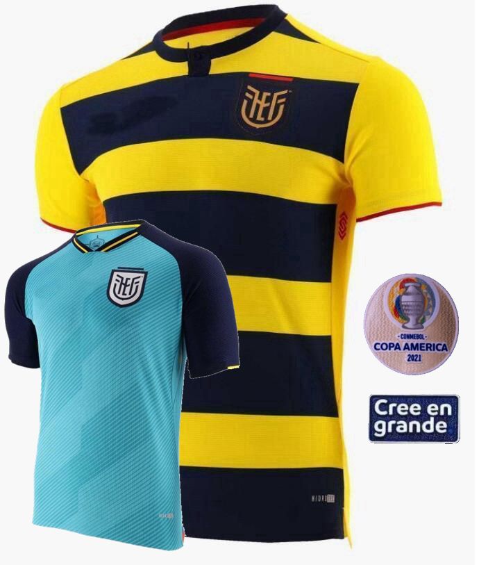 2022 Ecuador Away Soccer Jersey Team Soccer Jerseys Aria Art