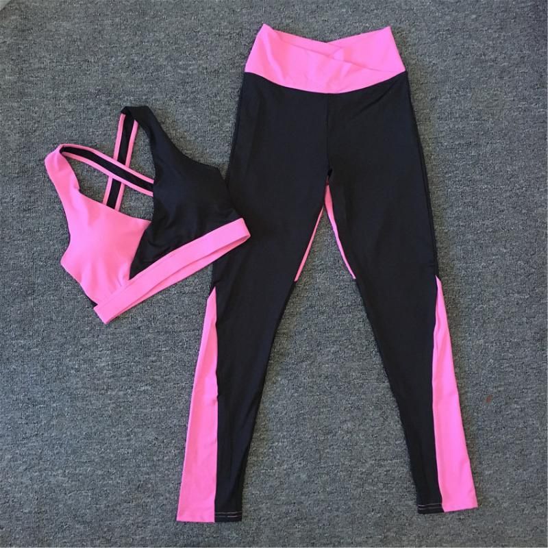 pink black set