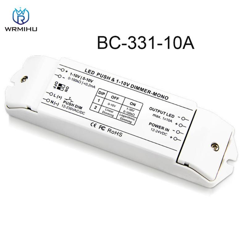 Controladores BC-331-10A fluorescentes DIMME DC12V DC24V 0-10V Salida 10A
