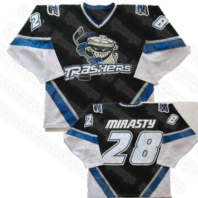 Source custom Danbury Trashers 2004-05 White Jersey C label Captain 49  Brent Gretzky Ice hockey jersey on m.