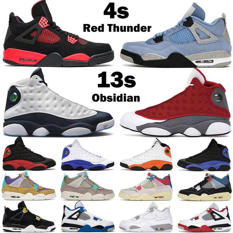 Acheter Pas Cher 2021 Chaussures De Basket Ball Hommes Femmes Jumpman 13s  Red Flint Black Hyper Royal Starfish 4s University Blue White Oreo  Motorsports Sail Baskets De Sport Pour Hommes Du 31,17