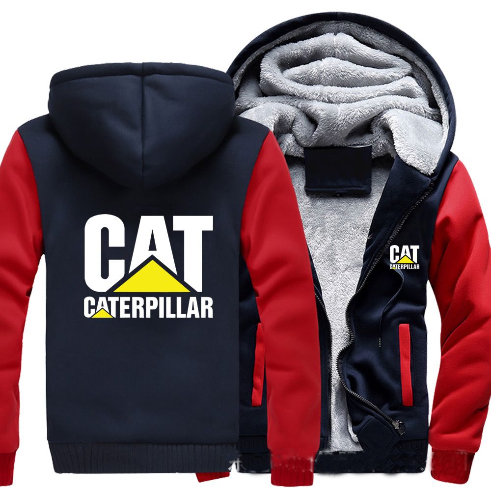 caterpillar pullover moletom com capuz